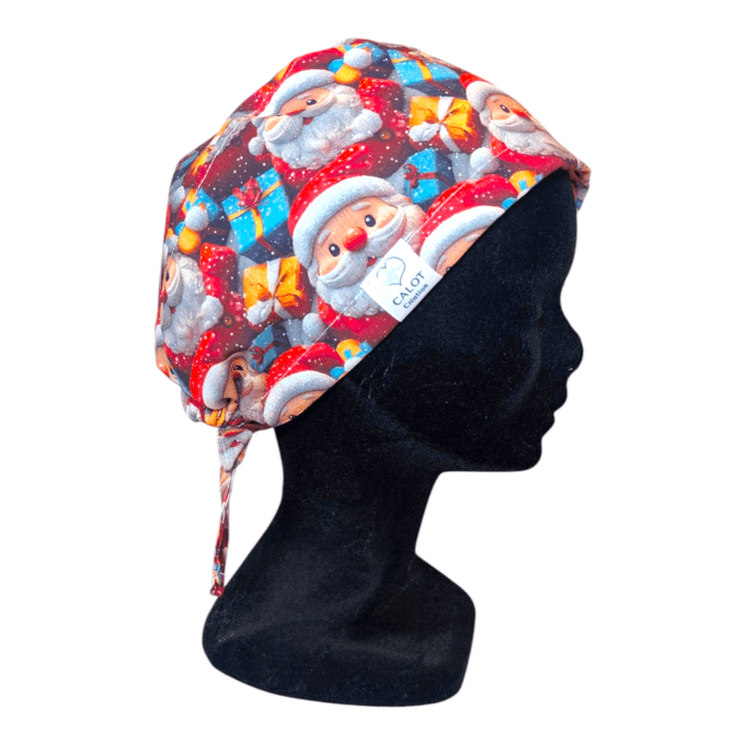 ses motifs de Père Noël et de cadeaux colorés évoquent la convivialité et la magie des fêtes. Ce cal