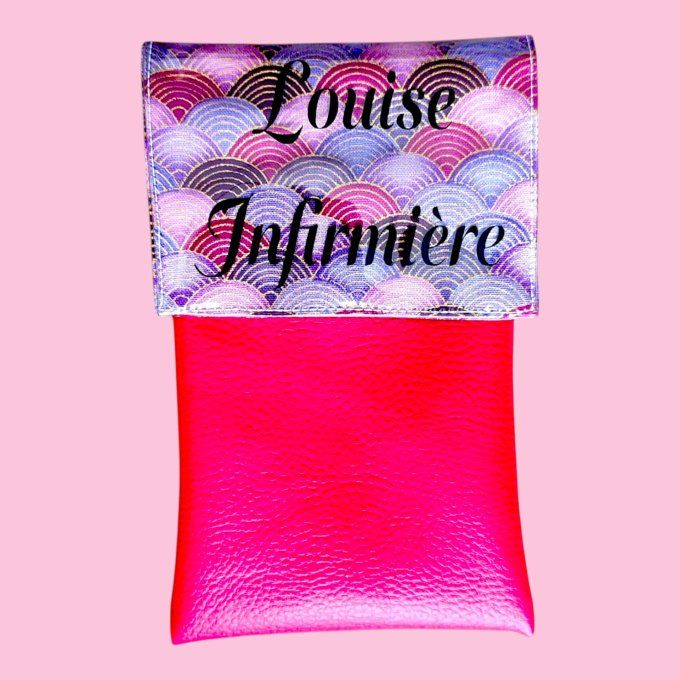 Pochette aimantée personnalisable theme sirène